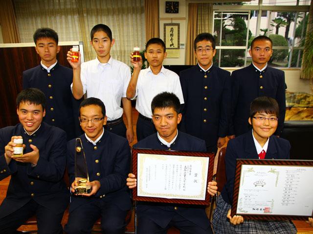 2010.10.27 島農がBDF研究で最優秀 商標「自然のしずく」取得