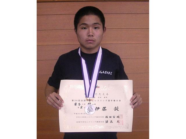 2010.07.03 全国中学レスリング準優勝