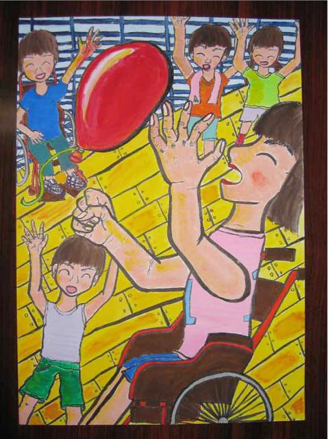 2010.11.21 障害者ポスターコンクールで内閣総理大臣賞に輝いた作品