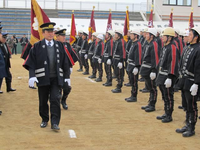 2011.01.06 南島原市消防出初式