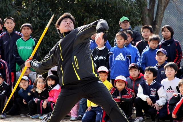 2011.01.25 アジア大会優勝選手を招いた南向きファミリー元気フェスタ