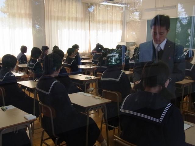 2011.03.09 県立高校入試が始まる