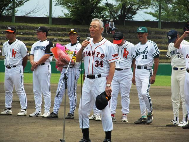 2011.07.21 島原で往年の名選手によるドリームベースボール