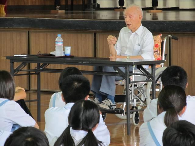 2012.08.10 長崎原爆の日に体験談を語る被爆者の男性